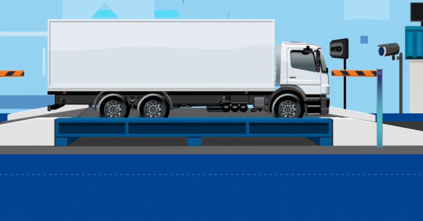 Basculas pesa camiones con sistemas de control RFID